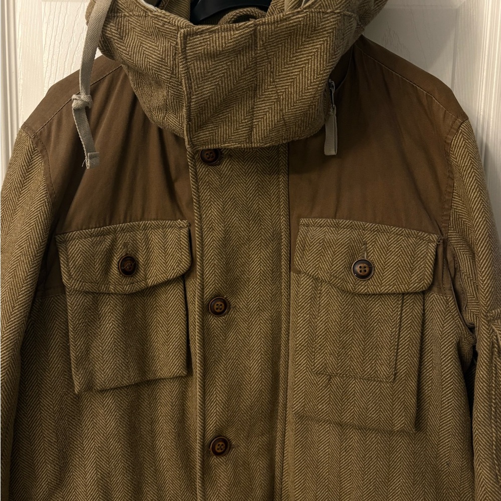 H&M Tan Military Inspired Jacket